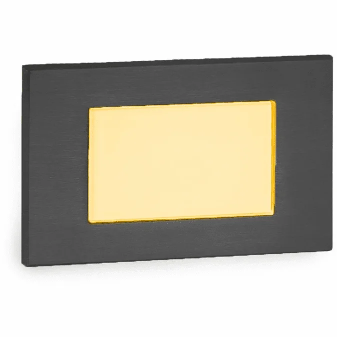WAC Lighting 4071-AMBK Modern Black LED Indoor Step Light