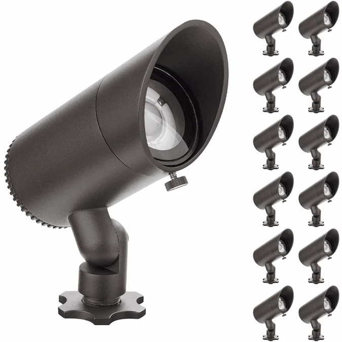 WAC Lighting 5411-BZ-12 InterBeam Modern Bronze LED Outdoor Accent Light (pack of 12)