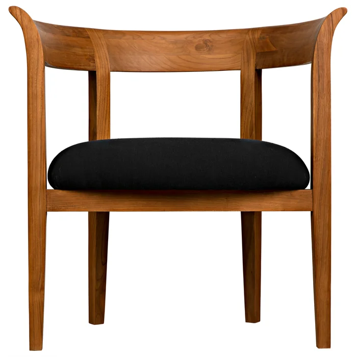 webster club chair, teak