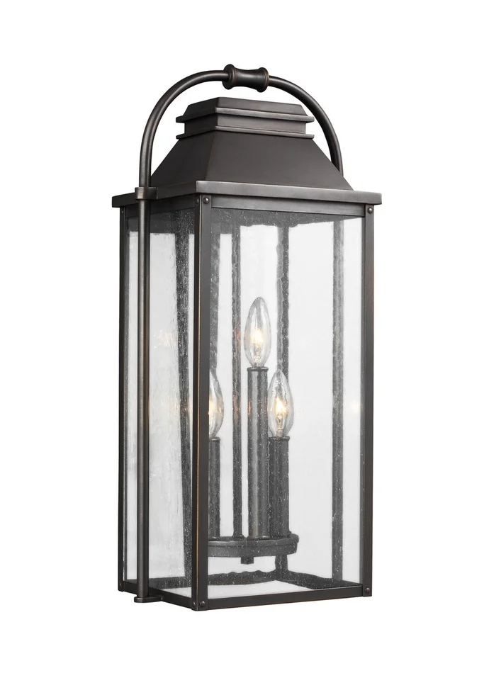 Wellsworth Three Light Lantern in Antique Bronze (454|OL13201ANBZ)