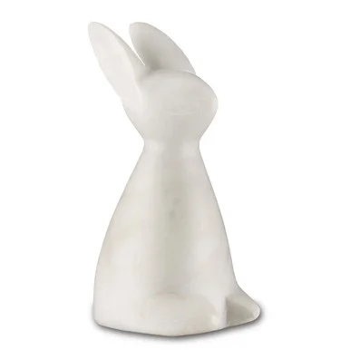 White Marble Rabbit Rabbit in White (142|1200-0654)