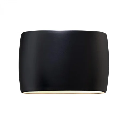 Wide ADA Large Oval LED Wall Sconce – Open Top & Bottom (254|CER-8899-CRB-LED2-2000)