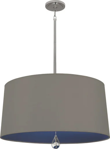 Williamsburg Custis Three Light Pendant in Polished Nickel (165|WB329)