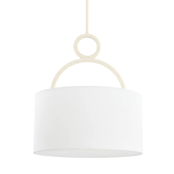 Wynter 3-Light Chandelier in Textured Cream 9.5L x 24W x 31.75H