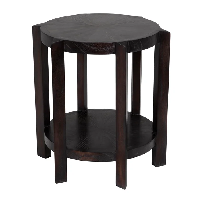 yuhuda small side table, sombre finish