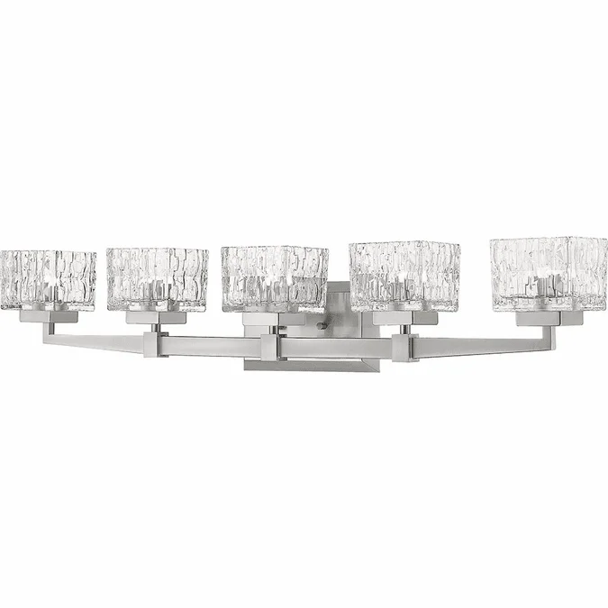 Z-Lite 1927-5V-BN Rubicon Modern Brushed Nickel Halogen 5-Light Vanity Light