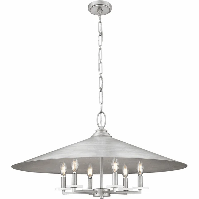 Z-Lite 1953-32SPT Rialto Modern Signature Pewter 32″ Ceiling Pendant Light