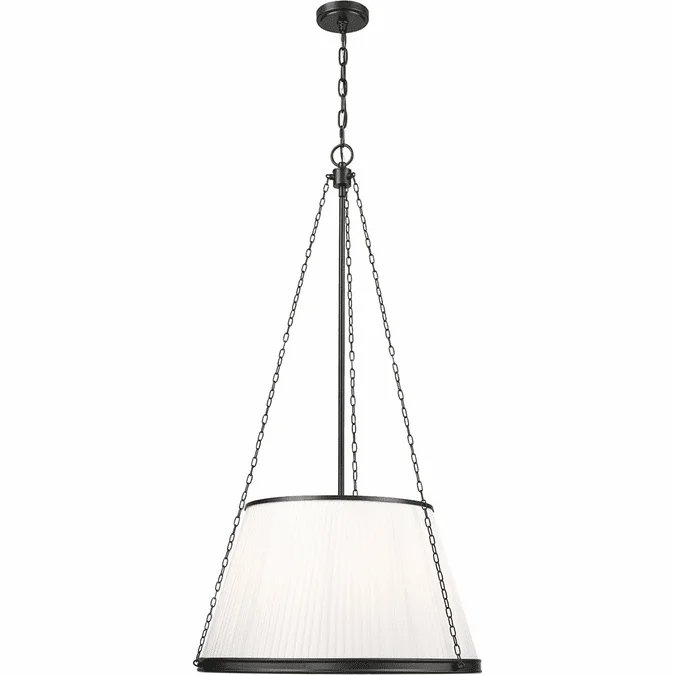 Z-Lite 1954P24-MB Madeline Contemporary Matte Black 24″ Lighting Pendant