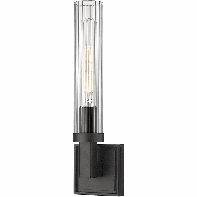 Z-Lite 3031-1S-BRZ Beau Contemporary Bronze Wall Lighting