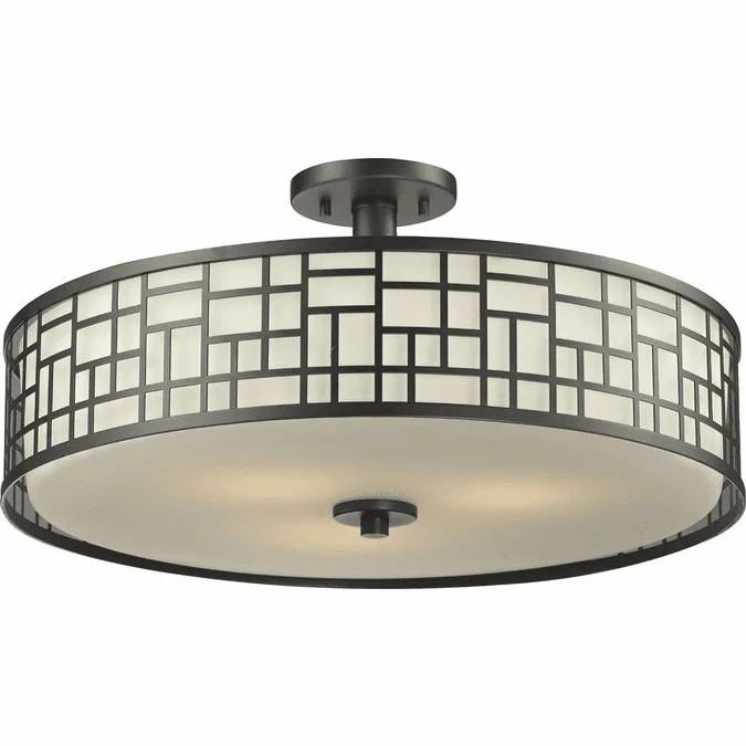 Z-Lite 329-SF20-BRZ Elea Bronze 20.5″ Wide Flush Mount Lighting Fixture