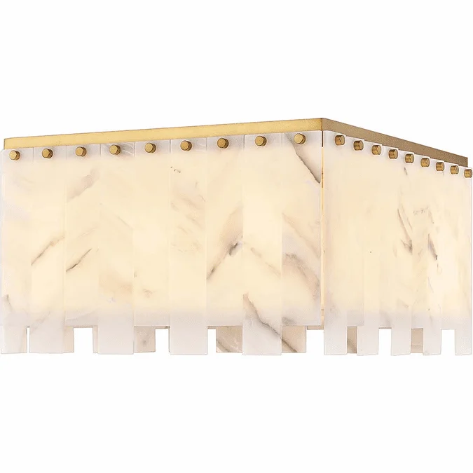 Z-Lite 345F20-RB Viviana Contemporary Rubbed Brass 19.5″ Flush Mount Light Fixture