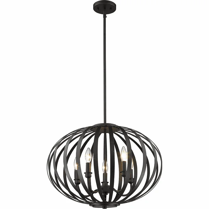 Z-Lite 438-20BRZ Moundou Modern Bronze 20″ Pendant Light