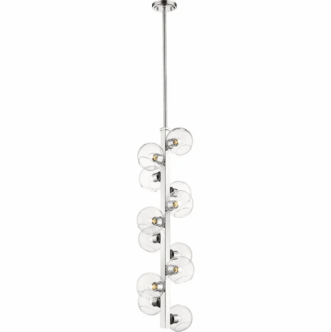 Z-Lite 455-12CH Marquee Modern Chrome Drop Lighting