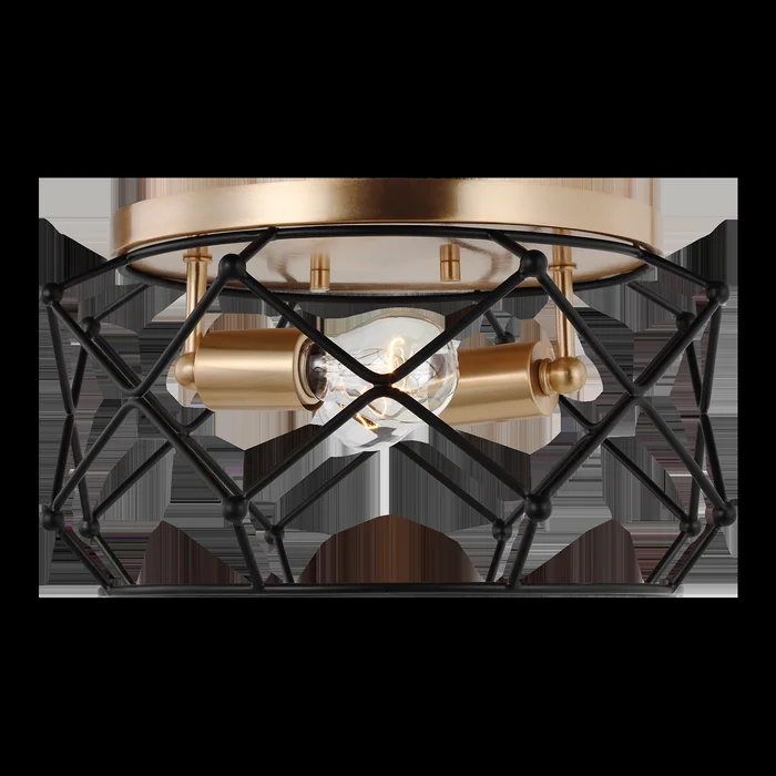 Zarra Two Light Flush Mount