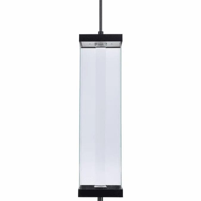 Zeev Lighting EP11108/LED-35S/MBK Claro Contemporary Matte Black LED Outdoor Hanging Pendant Lighting